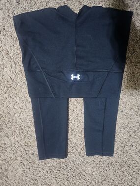 Under Armour Black Athletic Skirted Leggings